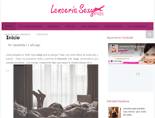 Tablet Screenshot of lenceriasexymas.com